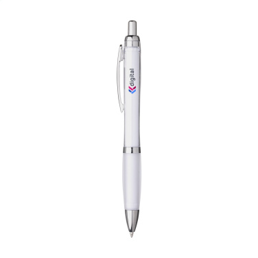 Logo trade business gift photo of: Athos Solid GRS Recycled ABS pen